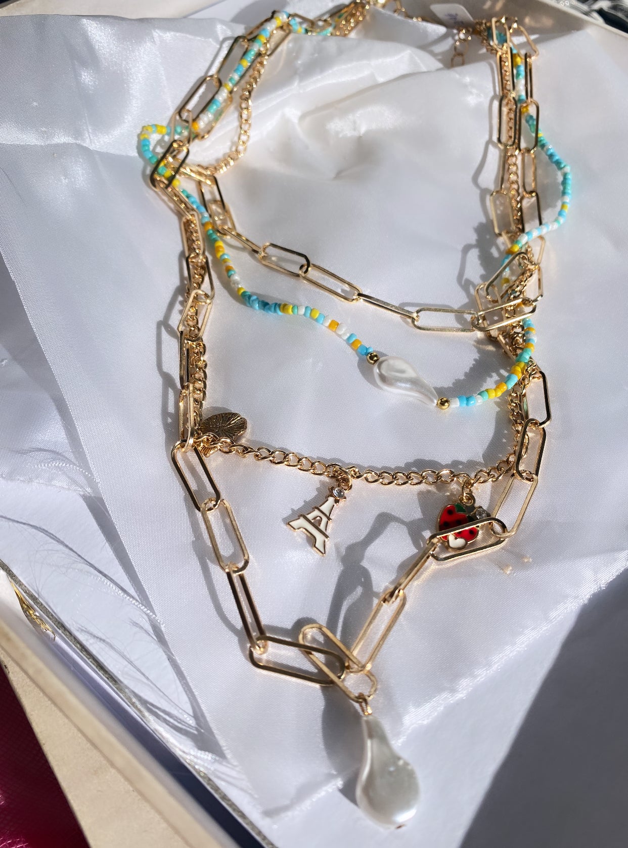 Santorini set necklaces