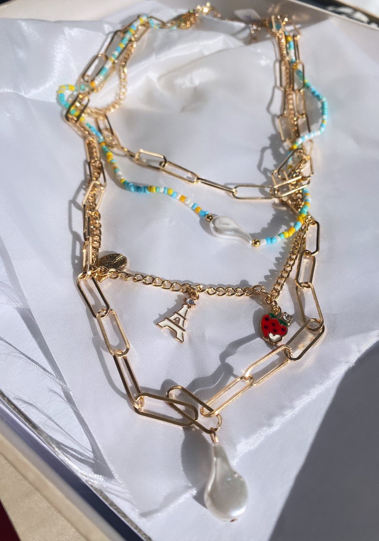 Santorini set necklaces